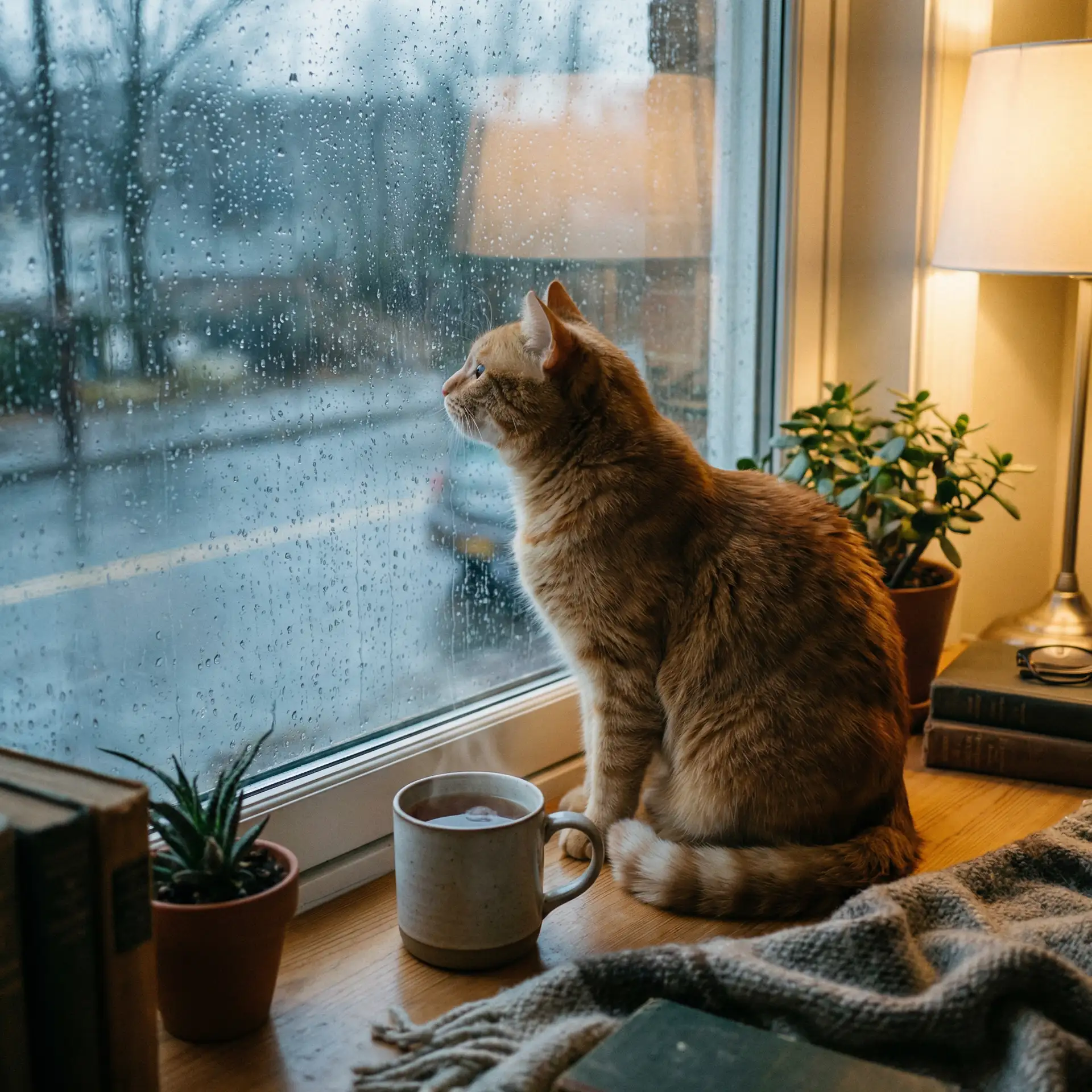 猫咪望着窗外的雨 - 向日葵APP下载汅API免费站长统计章节目录